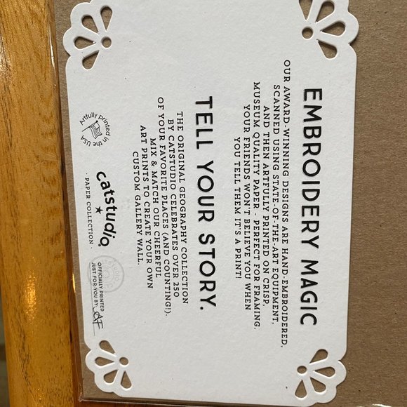 NEW CAPE COD ART PRINT 8" X 8" by Cat Studio - Picture 5 of 5